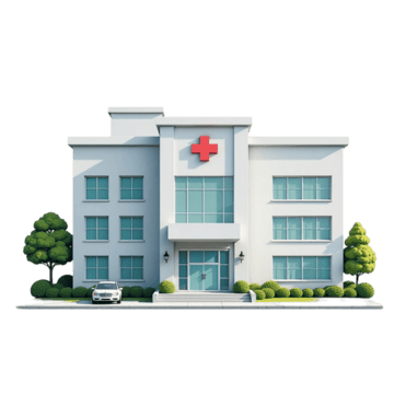 pngtree isolated medical clinic and hospital building vector illustration on white background png image 14801419